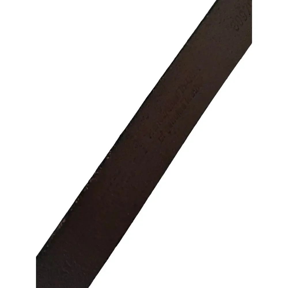 Basic Genuine Leather Dark Brown Belt